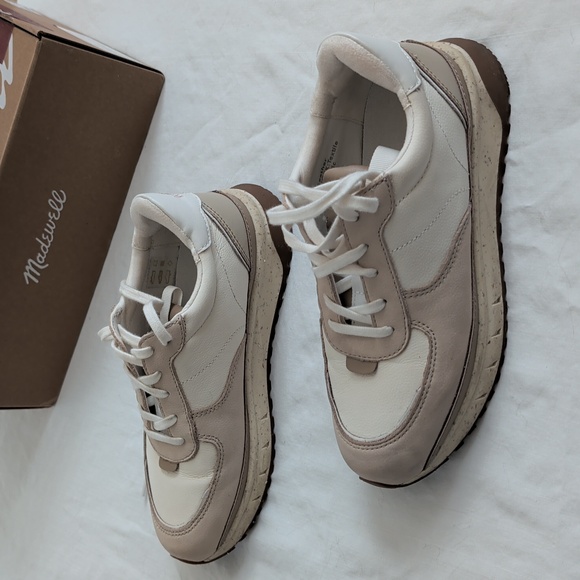 Madewell Kickoff Trainer Sneakers In Nubuck And Nappa Leather - Picture 5 of 14